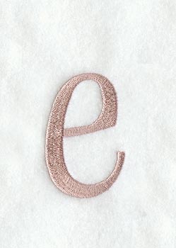 Dauphin Lower Case Letter e (3 Inch)