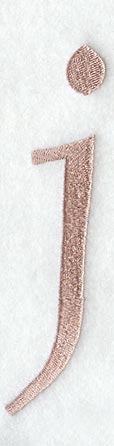 Dauphin Lower Case Letter j (3 Inch)