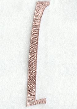 Dauphin Lower Case Letter l (3 Inch)