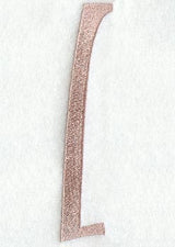 Dauphin Lower Case Letter l (3 Inch)