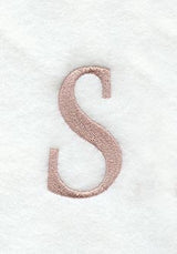 Dauphin Lower Case Letter s (3 Inch)