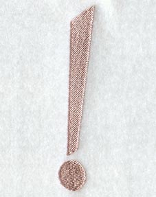 Dauphin Exclamation Point (3 Inch)