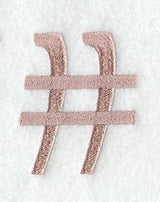 Dauphin Number Sign (3 Inch)