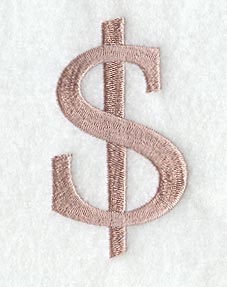 Dauphin Dollar Sign (3 Inch)