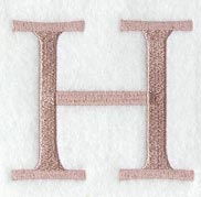 Dauphin Letter H (3 Inch)