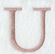 Dauphin Letter U (3 Inch)