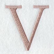 Dauphin Letter V (3 Inch)