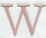 Dauphin Letter W (3 Inch)