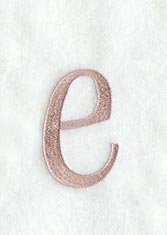 Dauphin Lower Case Letter e (3 Inch)