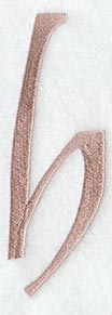 Dauphin Lower Case Letter h (3 Inch)