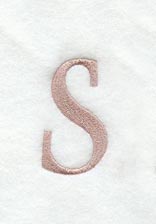 Dauphin Lower Case Letter s (3 Inch)
