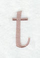 Dauphin Lower Case Letter t (3 Inch)