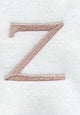 Dauphin Lower Case Letter z (3 Inch)