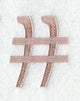 Dauphin Number Sign (3 Inch)