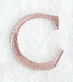 Dauphin Letter C (3 Inch)