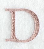Dauphin Letter D (3 Inch)