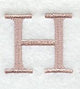 Dauphin Letter H (3 Inch)