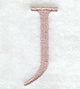 Dauphin Letter J (3 Inch)