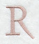 Dauphin Letter R (3 Inch)