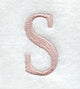 Dauphin Letter S (3 Inch)