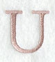 Dauphin Letter U (3 Inch)