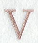 Dauphin Letter V (3 Inch)