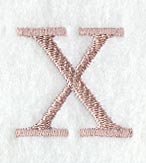 Dauphin Letter X (3 Inch)