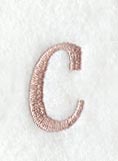 Dauphin Lower Case Letter c (3 Inch)