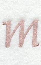 Dauphin Lower Case Letter m (3 Inch)