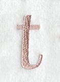 Dauphin Lower Case Letter t (3 Inch)