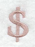 Dauphin Dollar Sign (3 Inch)