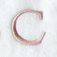 Dauphin Letter C (3 Inch)