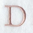 Dauphin Letter D (3 Inch)