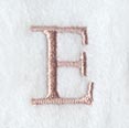 Dauphin Letter E (3 Inch)