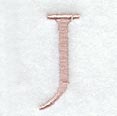 Dauphin Letter J (3 Inch)