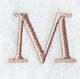 Dauphin Letter M (3 Inch)