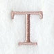 Dauphin Letter T (3 Inch)