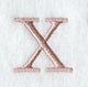 Dauphin Letter X (3 Inch)