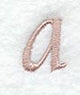 Dauphin Lower Case Letter a (3 Inch)