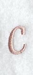 Dauphin Lower Case Letter c (3 Inch)