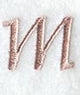 Dauphin Lower Case Letter m (3 Inch)