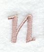 Dauphin Lower Case Letter n (3 Inch)