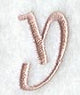 Dauphin Lower Case Letter y (3 Inch)
