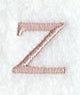 Dauphin Lower Case Letter z (3 Inch)