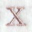 Dauphin Letter X (3 Inch)