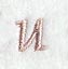 Dauphin Lower Case Letter u (3 Inch)