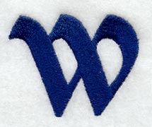 Enchantment Lower Case Letter w (3 Inch)