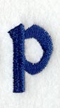 Enchantment Lower Case Letter p (3 Inch)