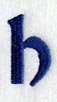 Enchantment Lower Case Letter h (3 Inch)
