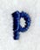 Enchantment Lower Case Letter p (3 Inch)